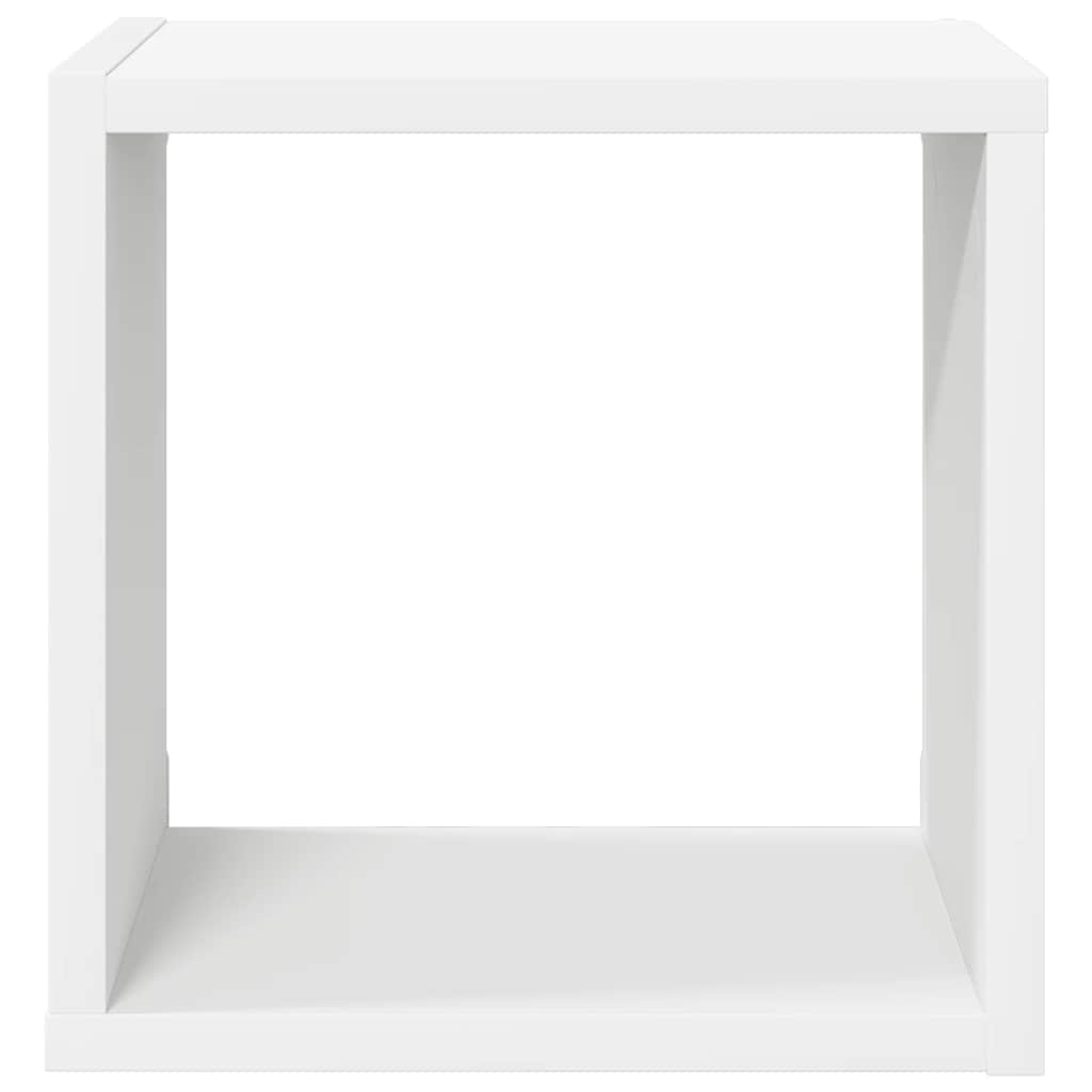 vidaXL Półki ścienne kostki, 6 szt., białe, 26x15x26 cm