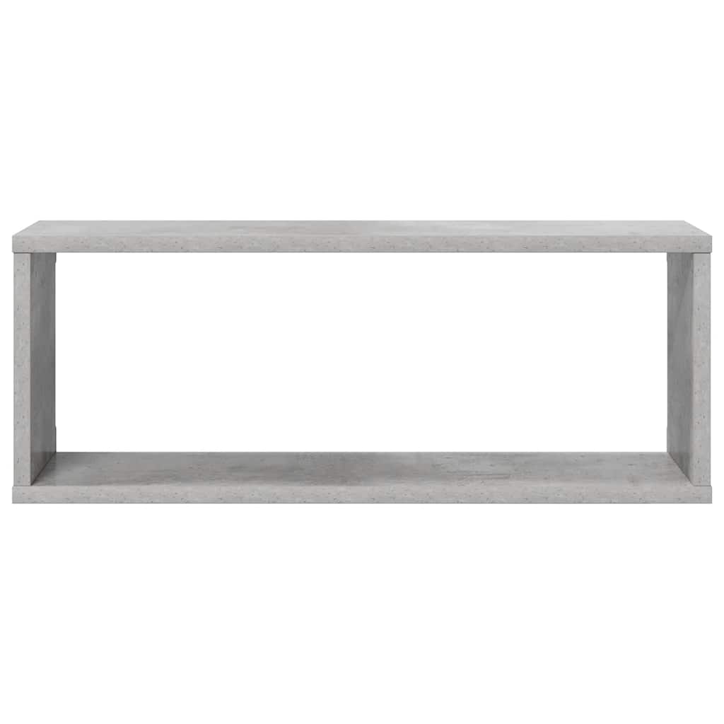 vidaXL Półki ścienne kostki 2 szt., szarość betonu, 60x15x23 cm