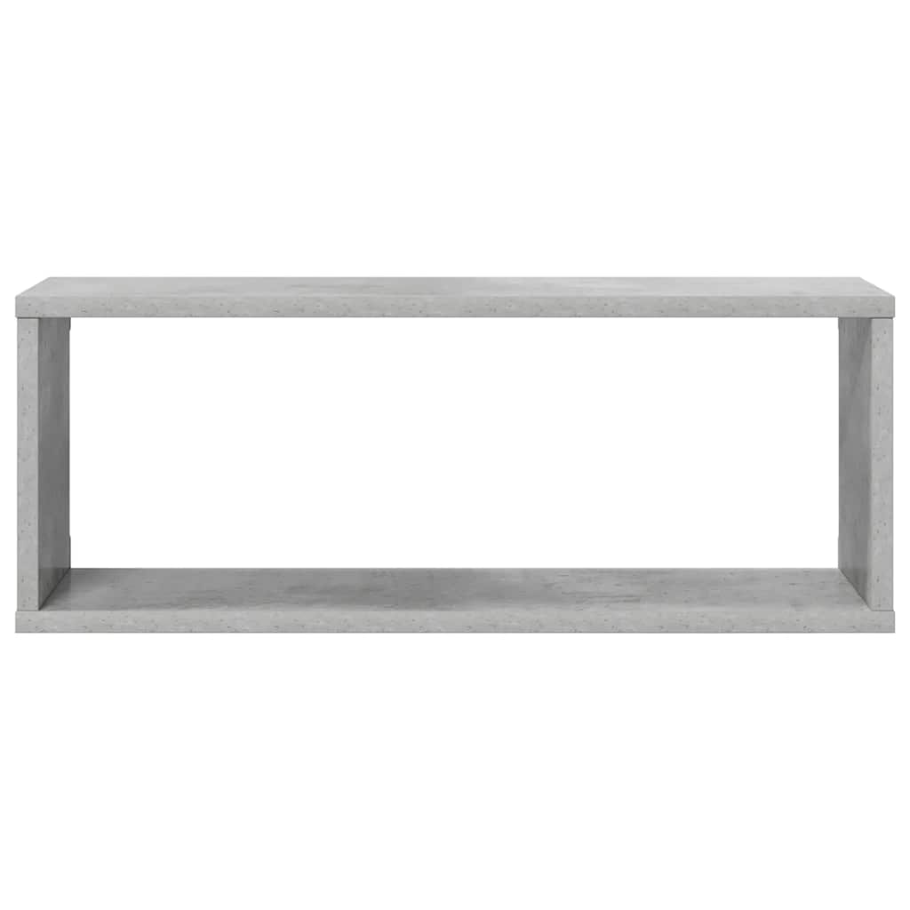 vidaXL Półki ścienne kostki 6 szt., szarość betonu, 60x15x23 cm