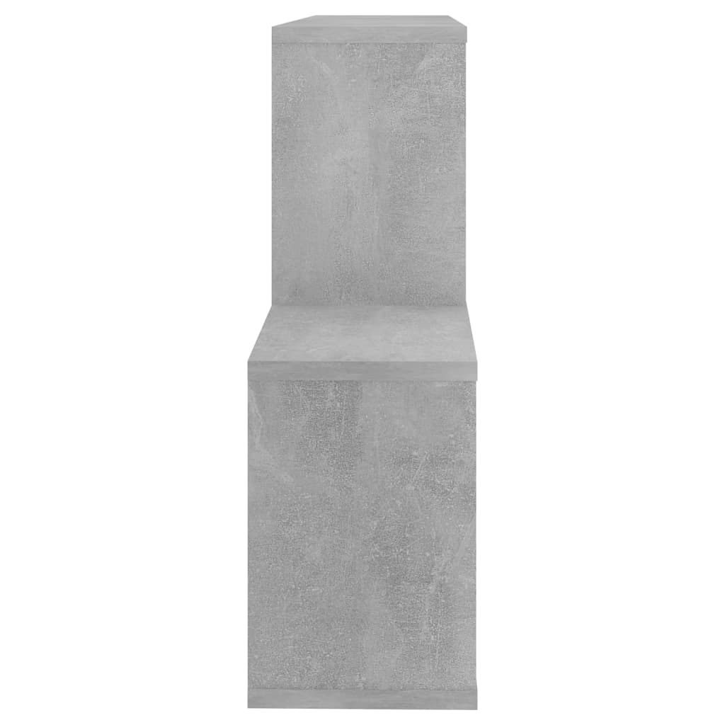 vidaXL Półka ścienna, szarość betonu, 100x18x53 cm