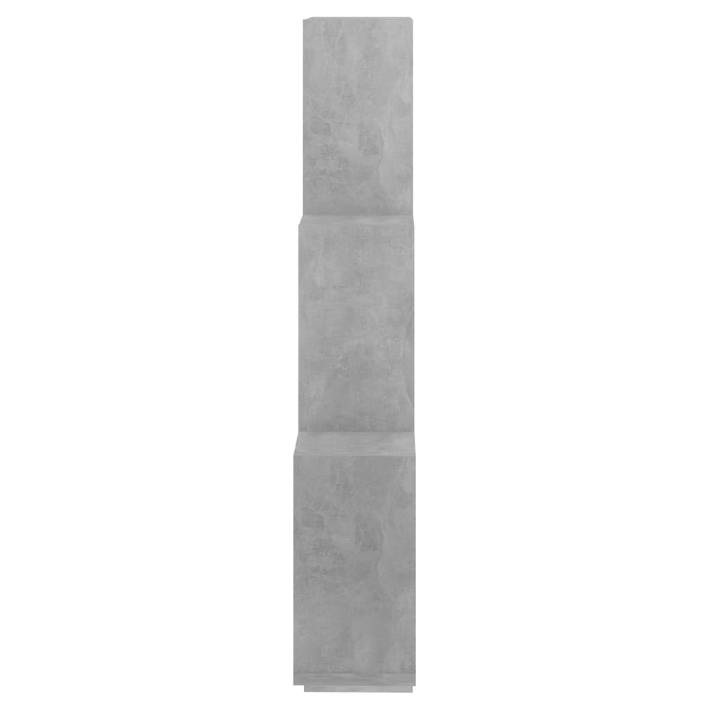 vidaXL Półka ścienna w formie kostek, szarość betonu, 78x15x93 cm