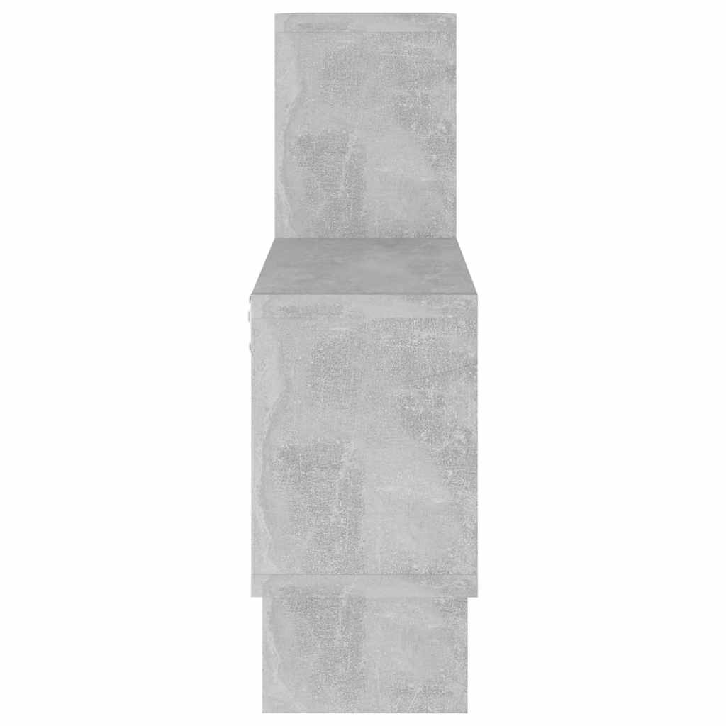vidaXL Półka ścienna samochód, szarość betonu, 82x15x51 cm