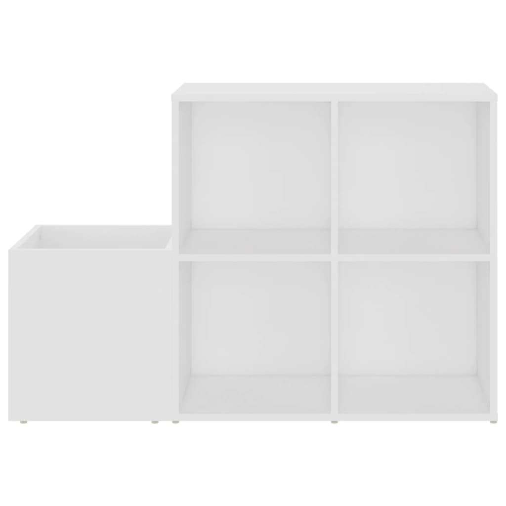 vidaXL Szafka na buty, biała, 105x35,5x70 cm, materiał drewnopochodny