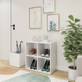 vidaXL Szafka na buty, biała, 105x35,5x70 cm, materiał drewnopochodny