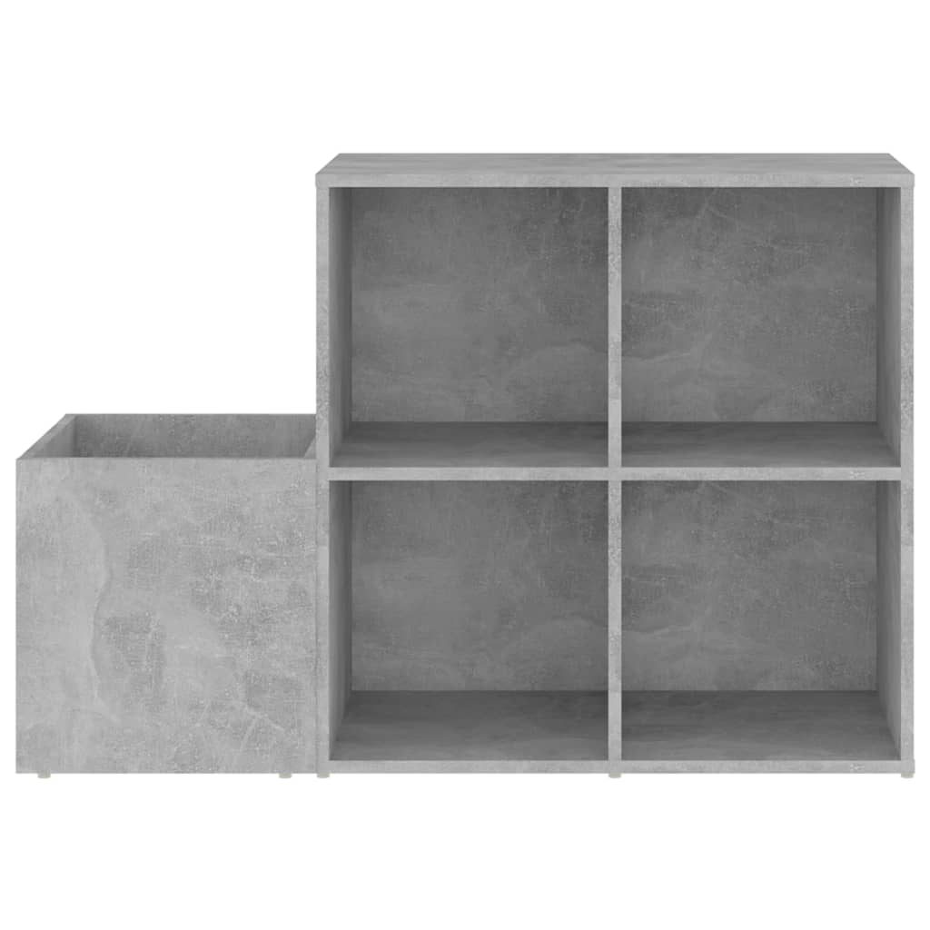 vidaXL Szafka na buty, szarość betonu, 105x35,5x70 cm
