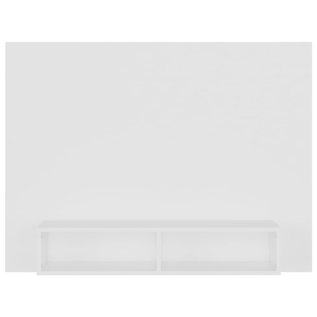 vidaXL Wisząca szafka pod TV, biała, 120x23,5x90 cm