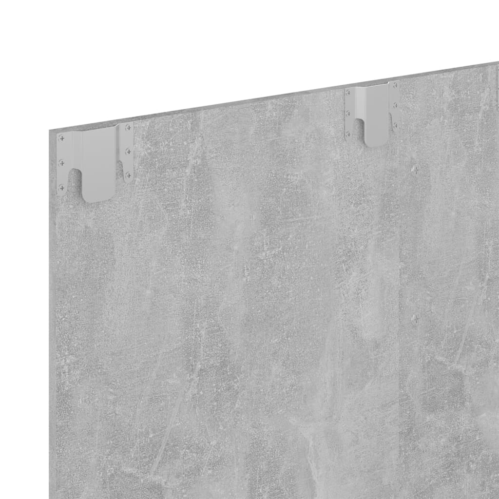 vidaXL Wisząca szafka pod TV, szarość betonu, 120x23,5x90 cm