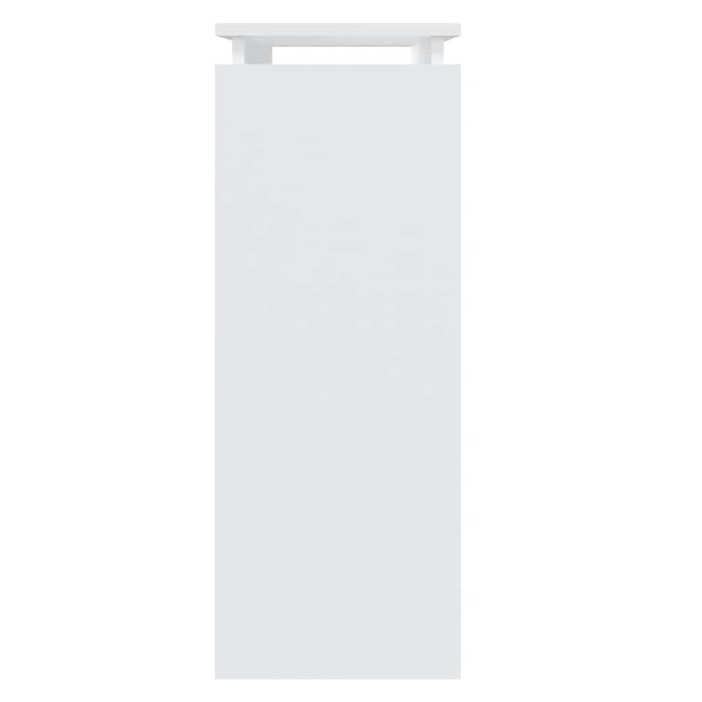 vidaXL Stolik konsolowy, biały, 80x30x80 cm, materiał drewnopochodny