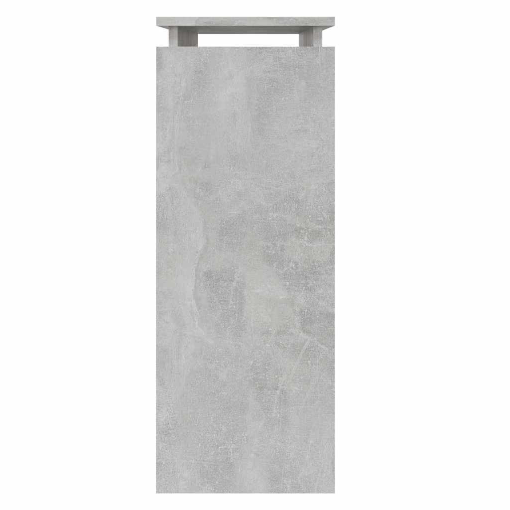 vidaXL Stolik konsolowy, szarość betonu, 80x30x80 cm