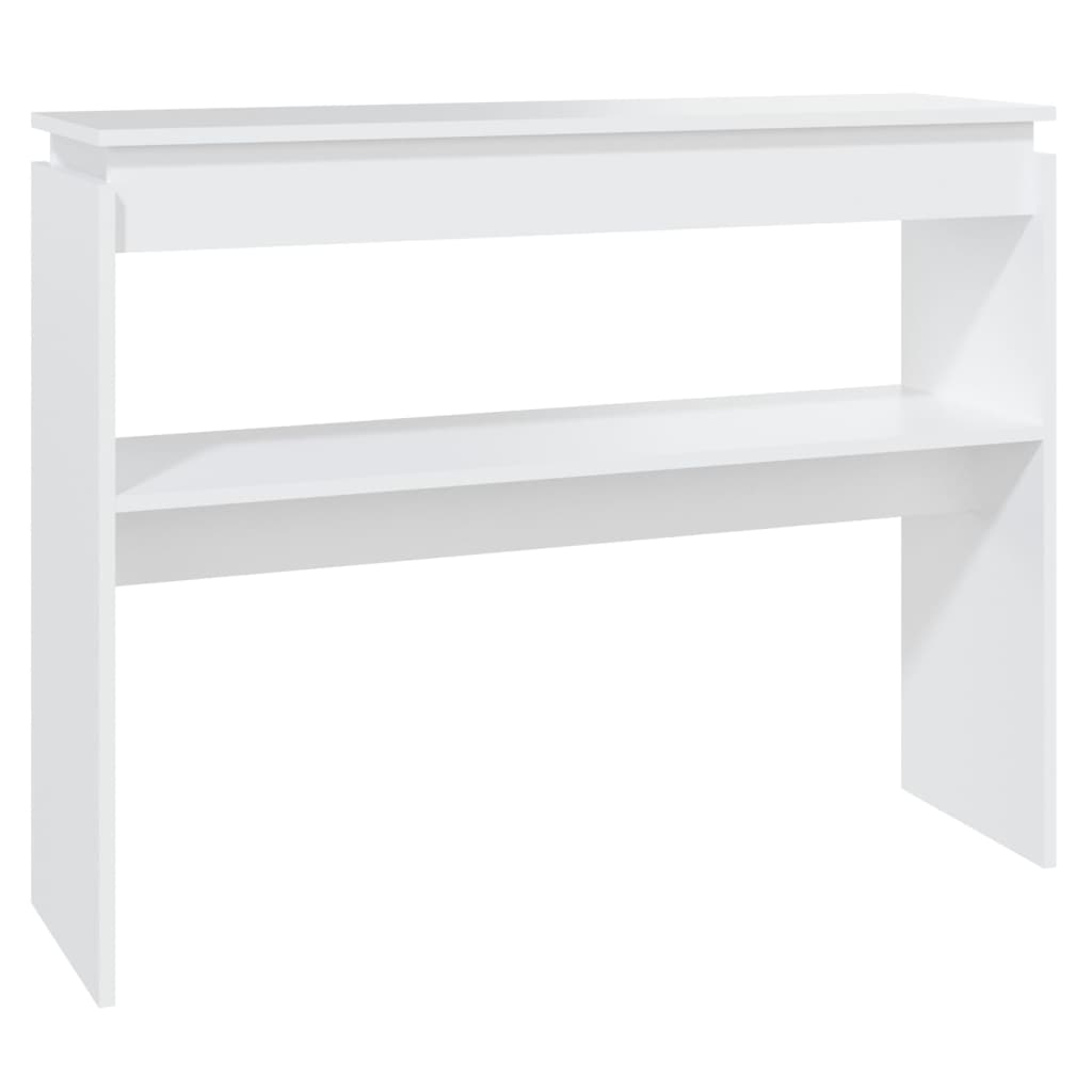 vidaXL Stolik konsolowy, biały, 102x30x80 cm, materiał drewnopochodny