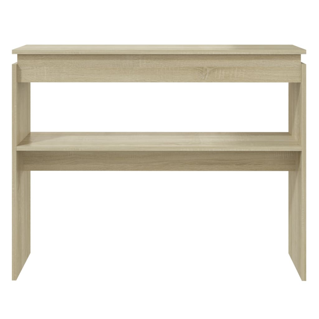 vidaXL Stolik konsolowy, dąb sonoma, 102x30x80 cm