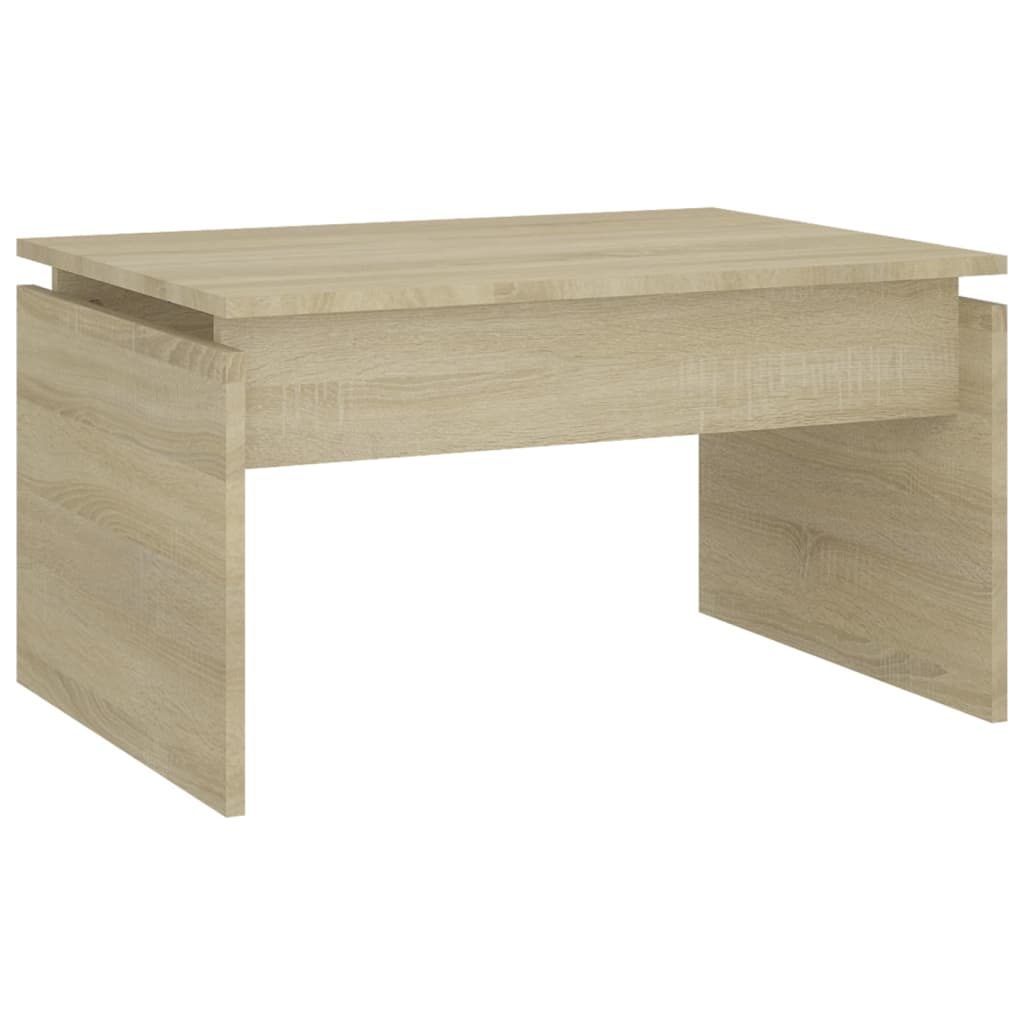 vidaXL Stolik kawowy, dąb sonoma, 68x50x38 cm, materiał drewnopochodny