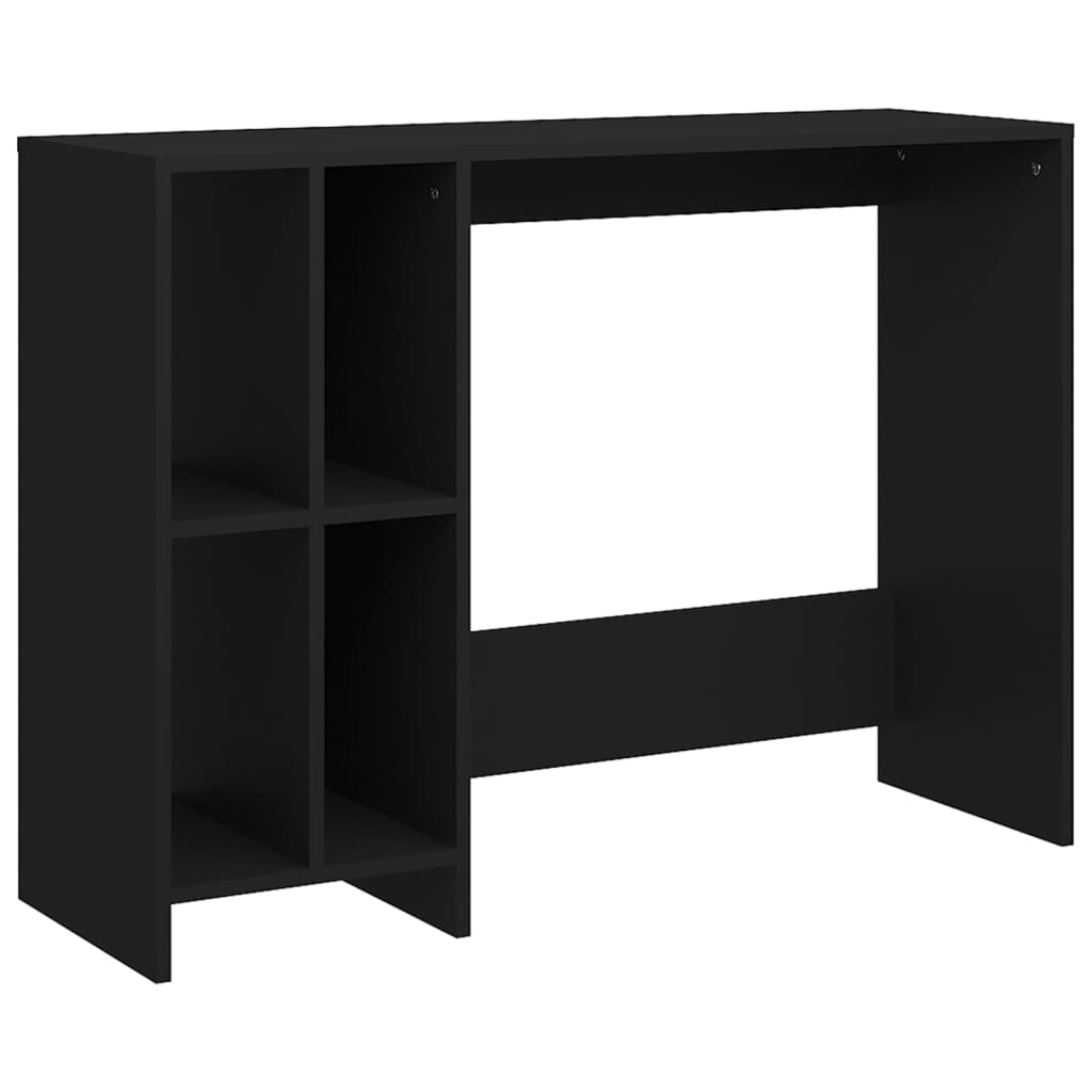 vidaXL Biurko pod laptopa, czarne, 102,5x35x75 cm