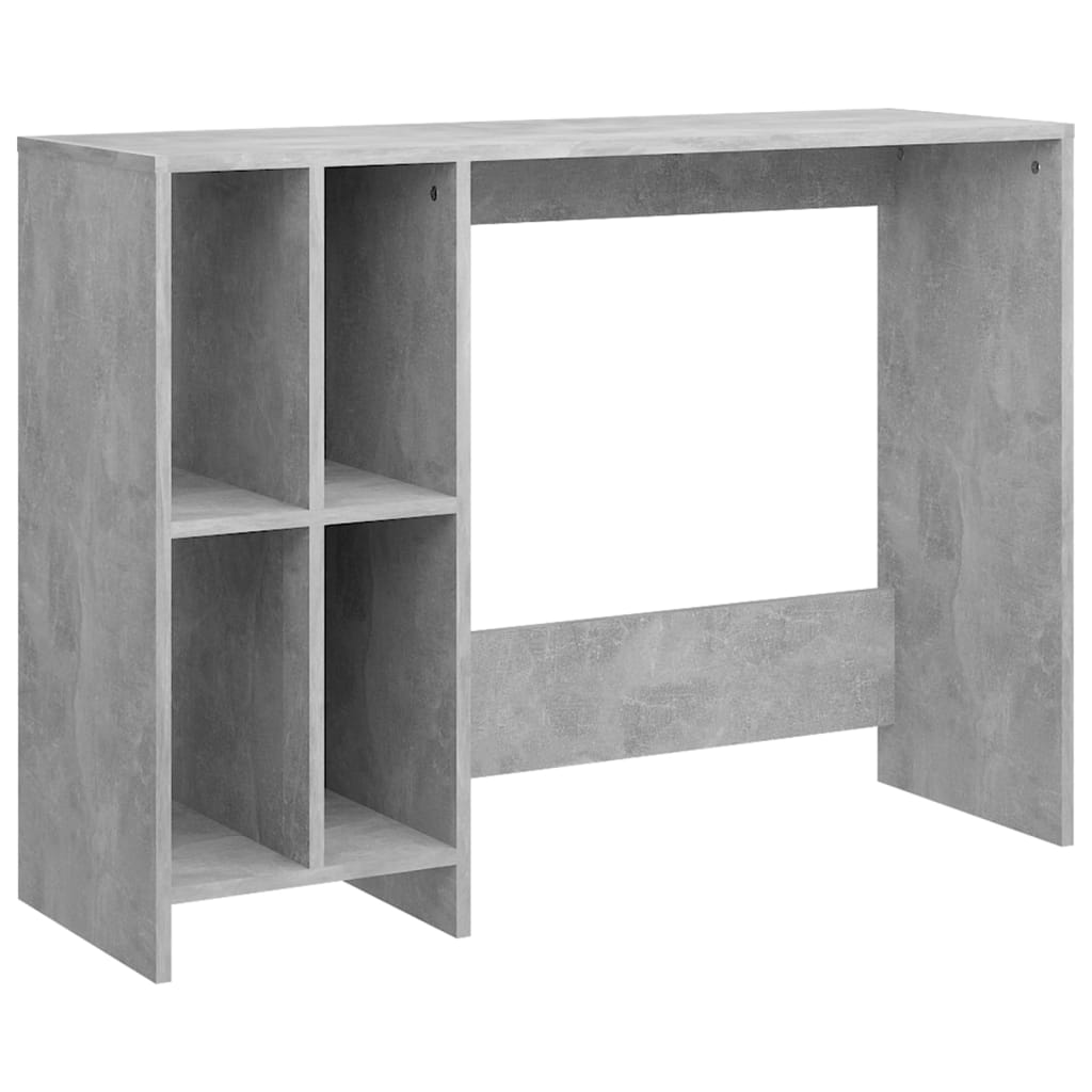 vidaXL Biurko pod laptopa, szarość betonu, 102,5 x 35 x 75 cm