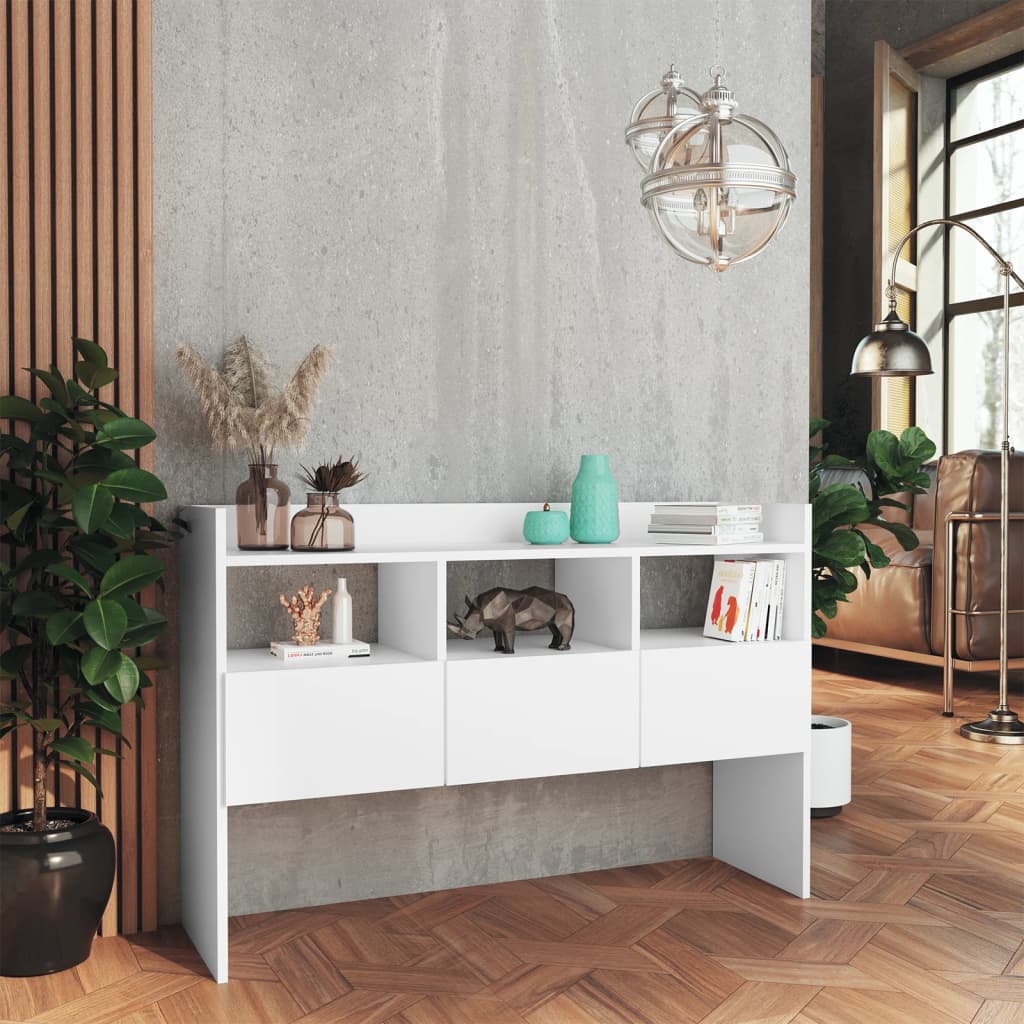 vidaXL Szafka, biała, 105x30x70 cm, materiał drewnopochodny
