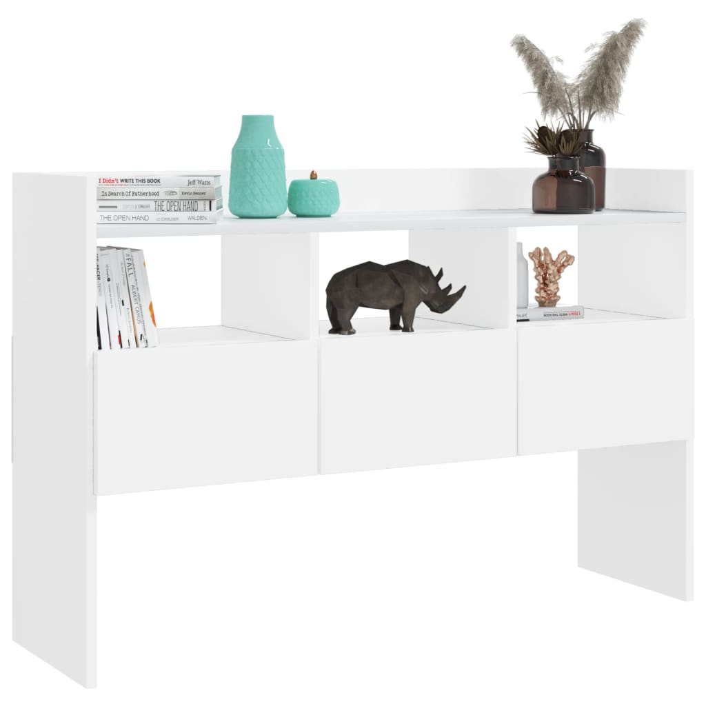 vidaXL Szafka, biała, 105x30x70 cm, materiał drewnopochodny