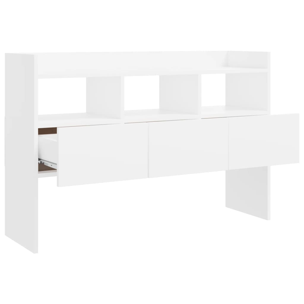 vidaXL Szafka, biała, 105x30x70 cm, materiał drewnopochodny