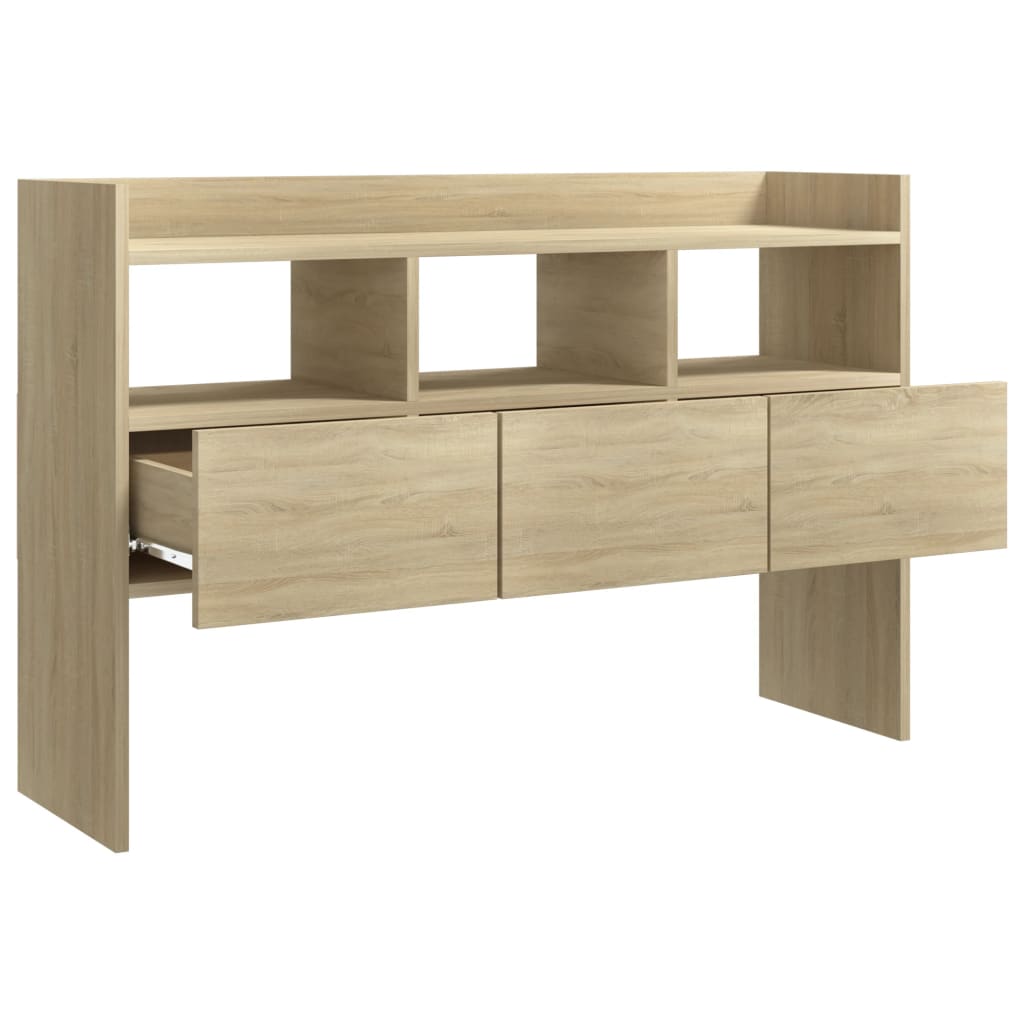 vidaXL Szafka, dąb sonoma, 105x30x70 cm, materiał drewnopochodny
