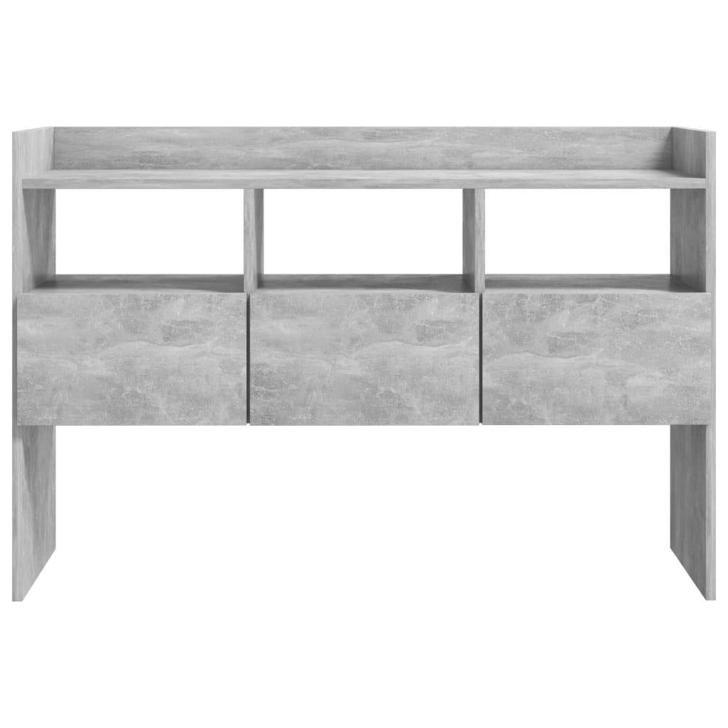 vidaXL Szafka, szarość betonu, 105x30x70 cm, materiał drewnopochodny