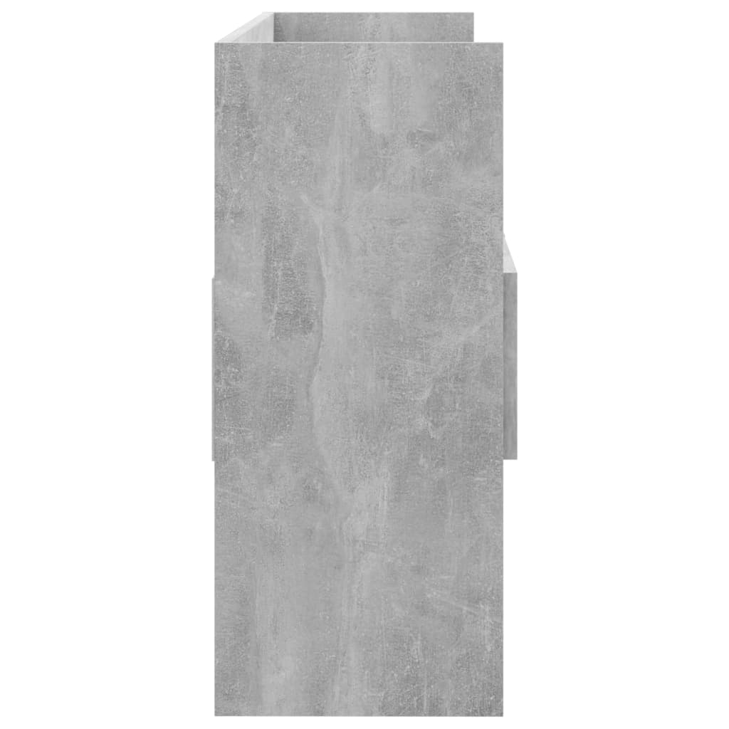 vidaXL Szafka, szarość betonu, 105x30x70 cm, materiał drewnopochodny