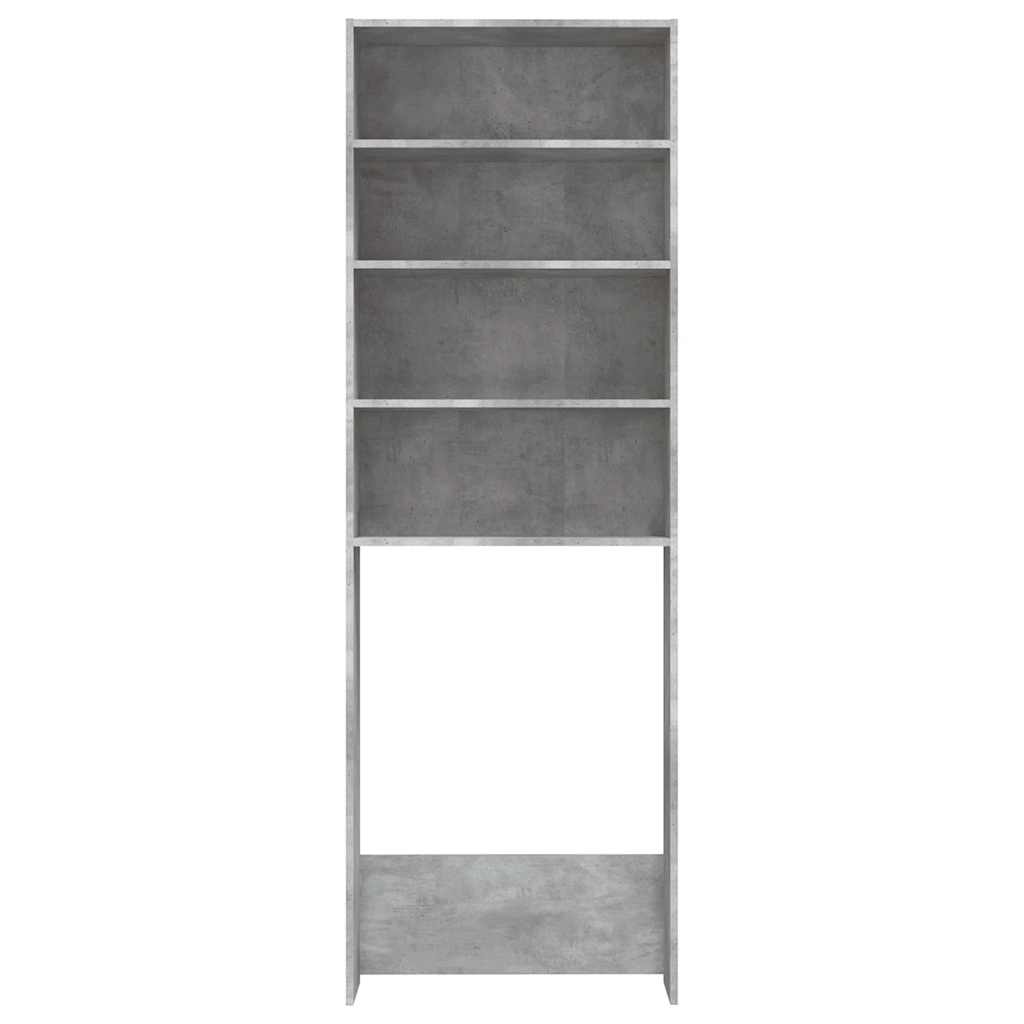 vidaXL Szafka na pralkę, szarość betonu, 64x24x190 cm