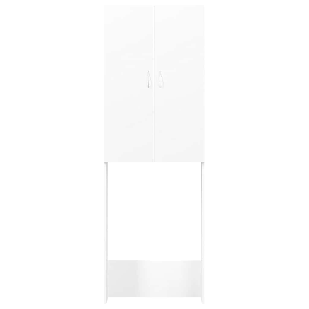 vidaXL Szafka na pralkę, biała, 64 x 25,5 x 190 cm