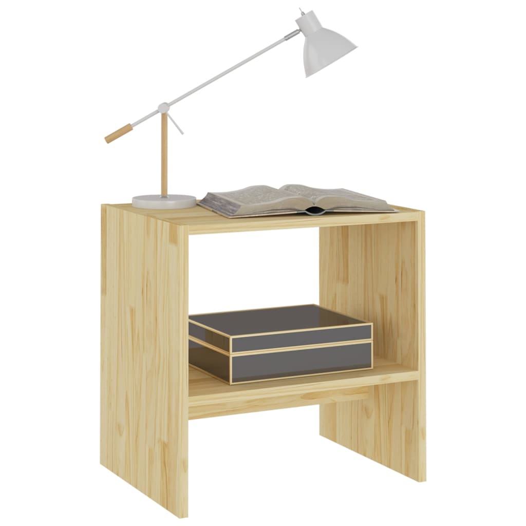 vidaXL Szafki nocne, 2 szt., 40x30,5x40 cm, lite drewno sosnowe