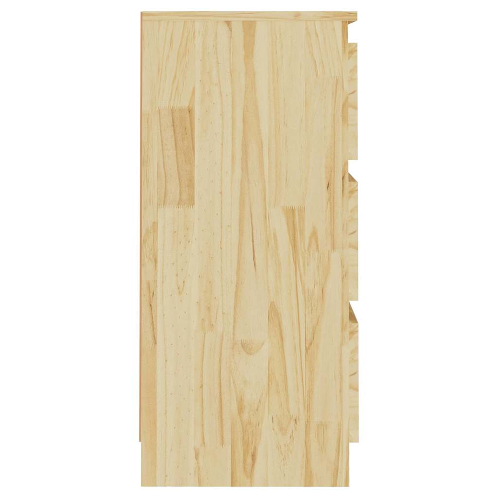 vidaXL Szafka nocna, 40x29,5x64 cm, lite drewno sosnowe