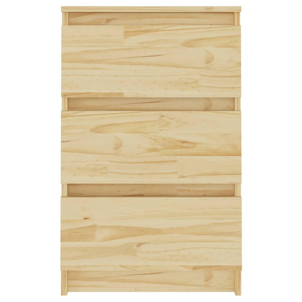 vidaXL Szafki nocne, 2 szt., 40x29,5x64 cm, lite drewno sosnowe