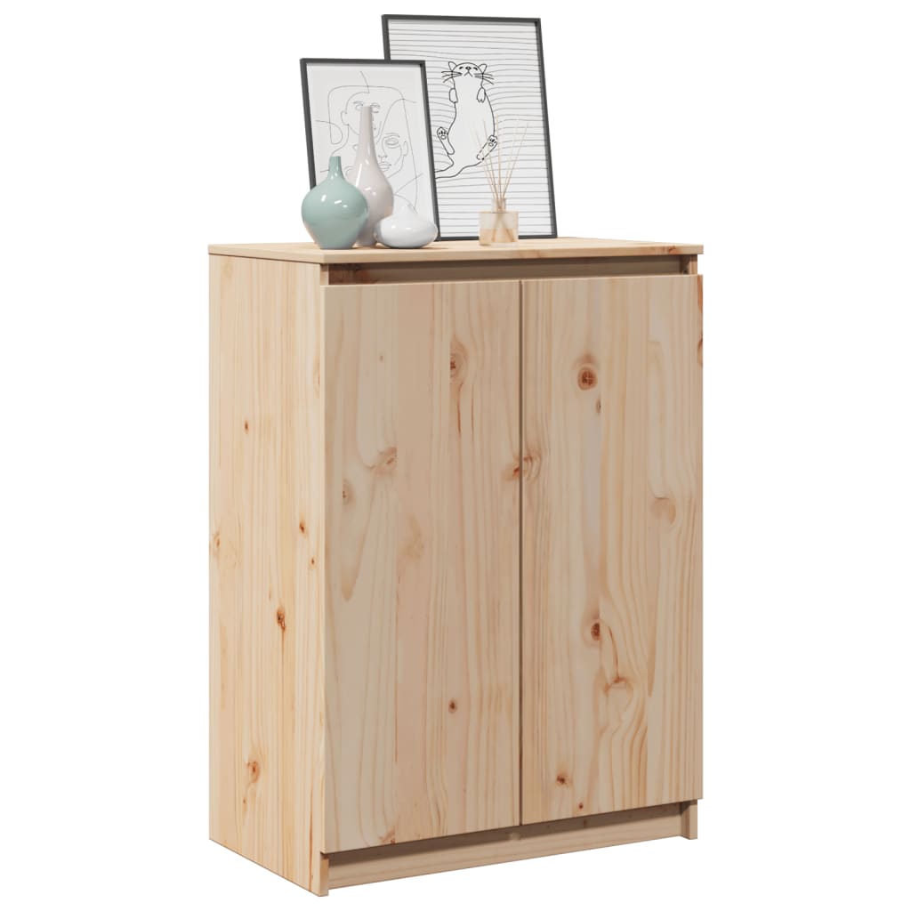 vidaXL Szafka, 60x36x84 cm, lite drewno sosnowe
