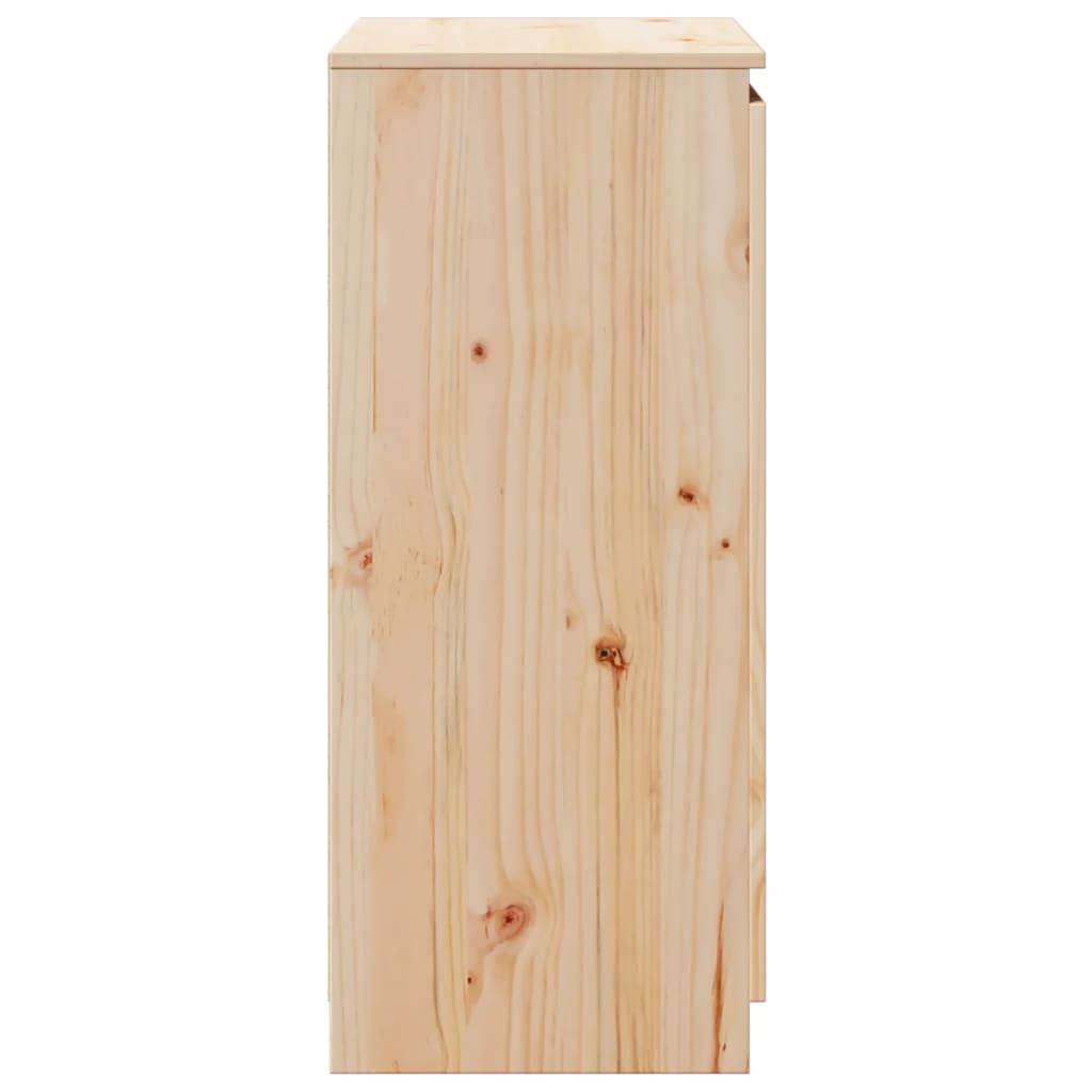 vidaXL Szafka, 60x36x84 cm, lite drewno sosnowe