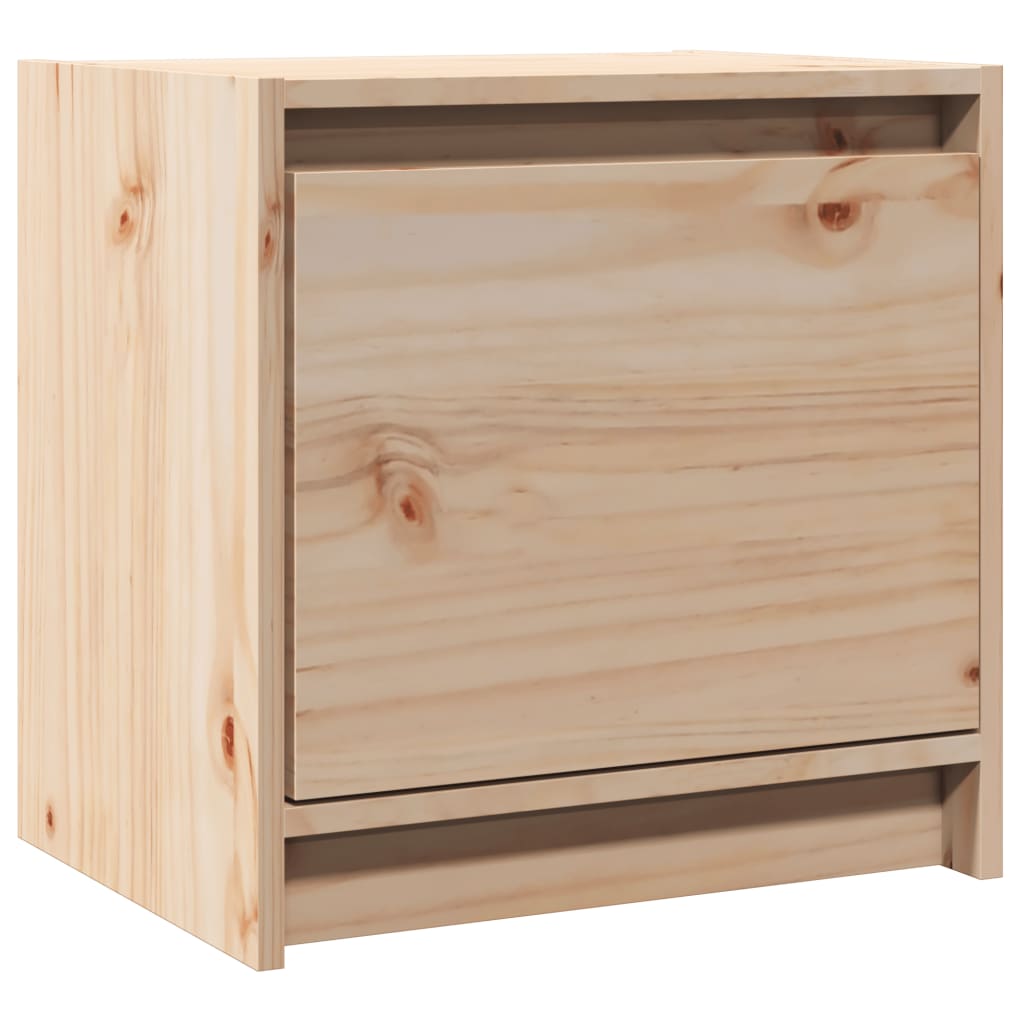 vidaXL Szafka nocna, 40x30,5x40 cm, lite drewno sosnowe