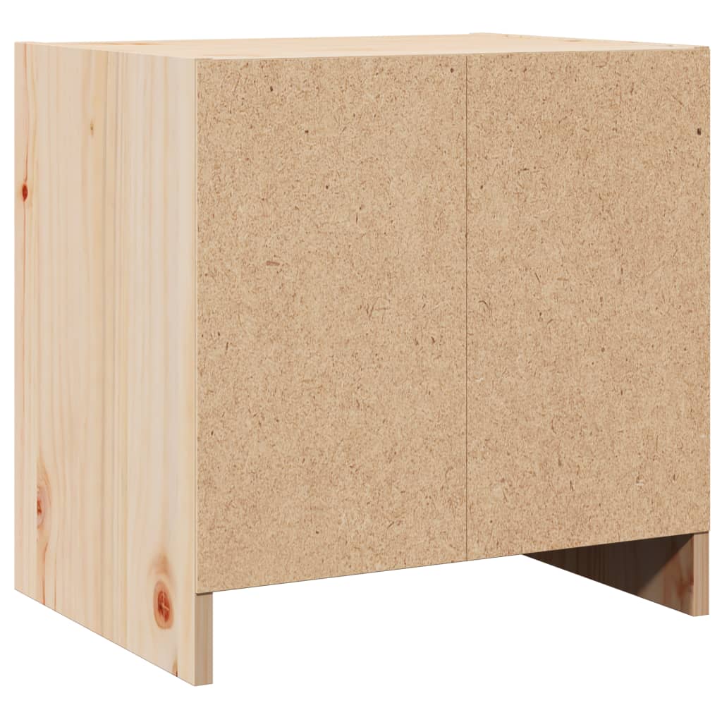 vidaXL Szafka nocna, 40x30,5x40 cm, lite drewno sosnowe