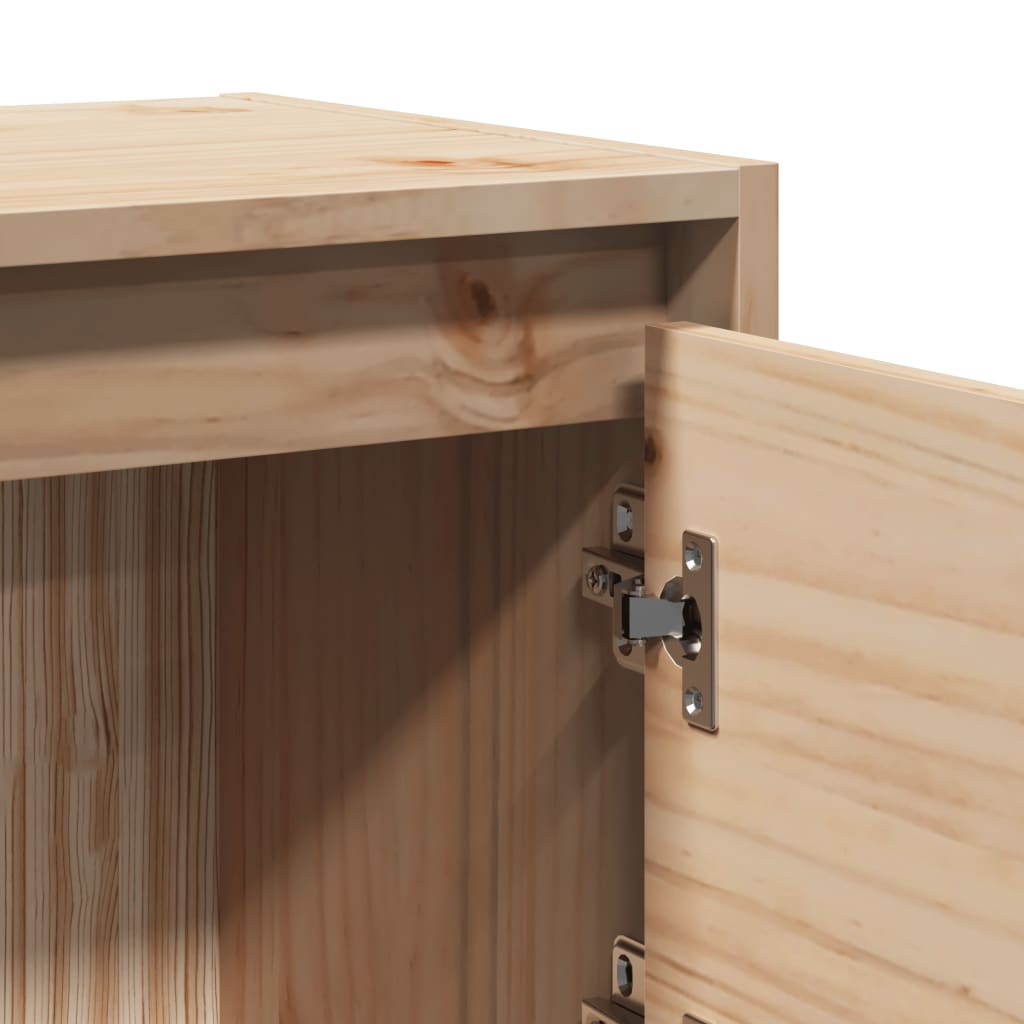 vidaXL Szafka nocna, 40x30,5x40 cm, lite drewno sosnowe