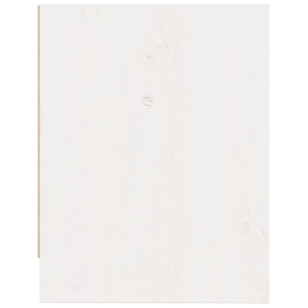 vidaXL Szafki nocne, 2 szt., białe, 40x30,5x40 cm, lite drewno sosnowe