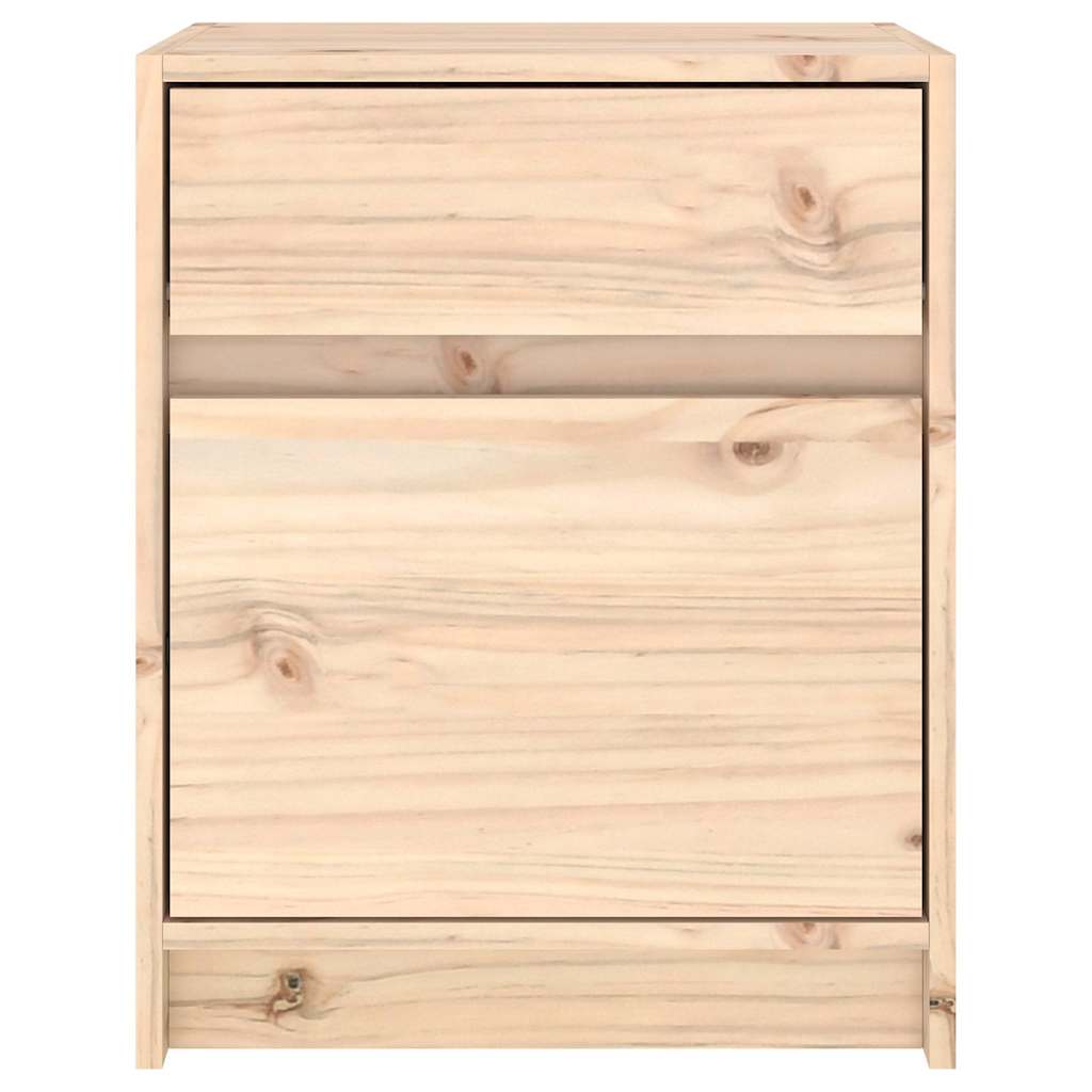 vidaXL Szafka nocna, 40x31x50 cm, lite drewno sosnowe