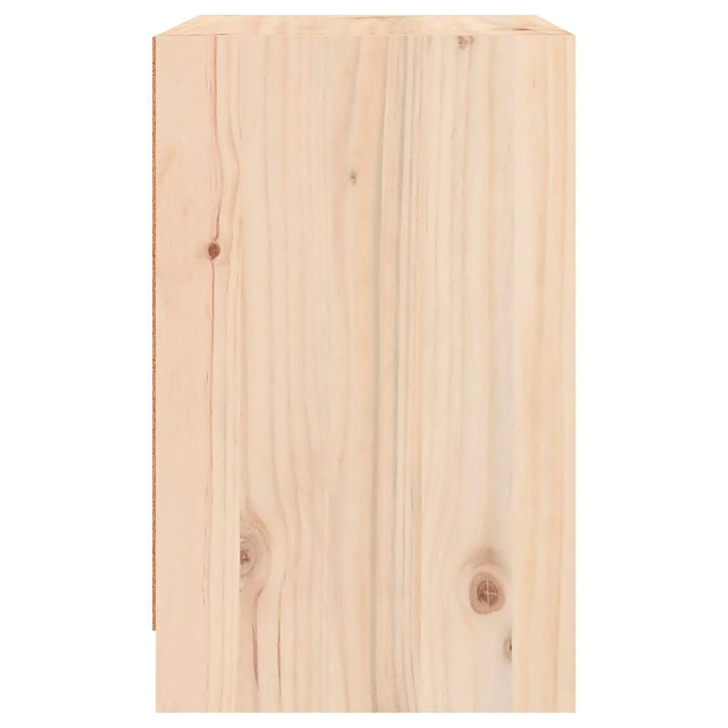 vidaXL Szafka nocna, 40x31x50 cm, lite drewno sosnowe