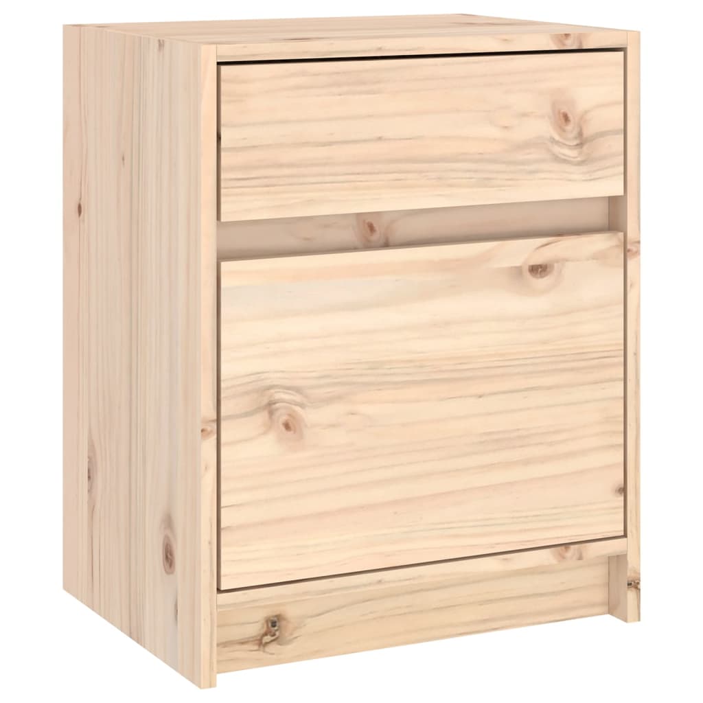 vidaXL Szafki nocne, 2 szt., 40x31x50 cm, lite drewno sosnowe