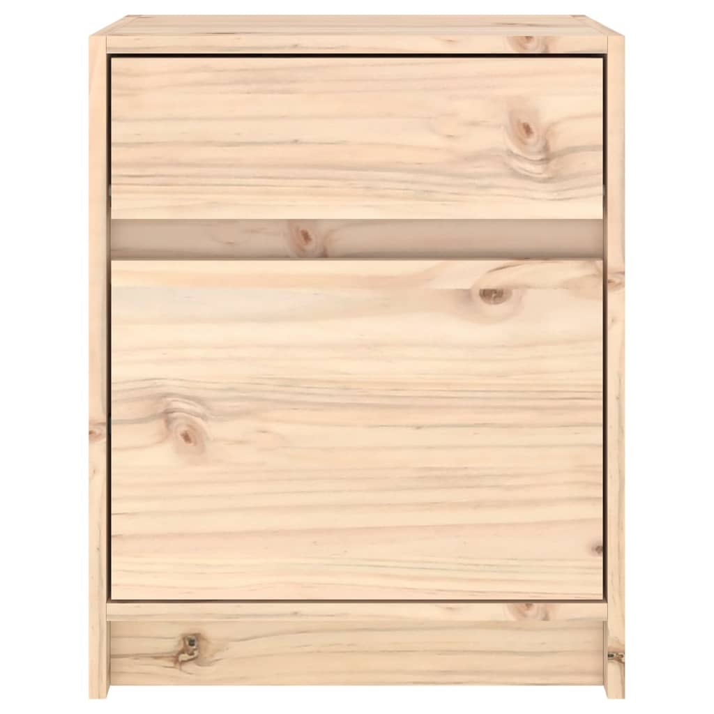 vidaXL Szafki nocne, 2 szt., 40x31x50 cm, lite drewno sosnowe