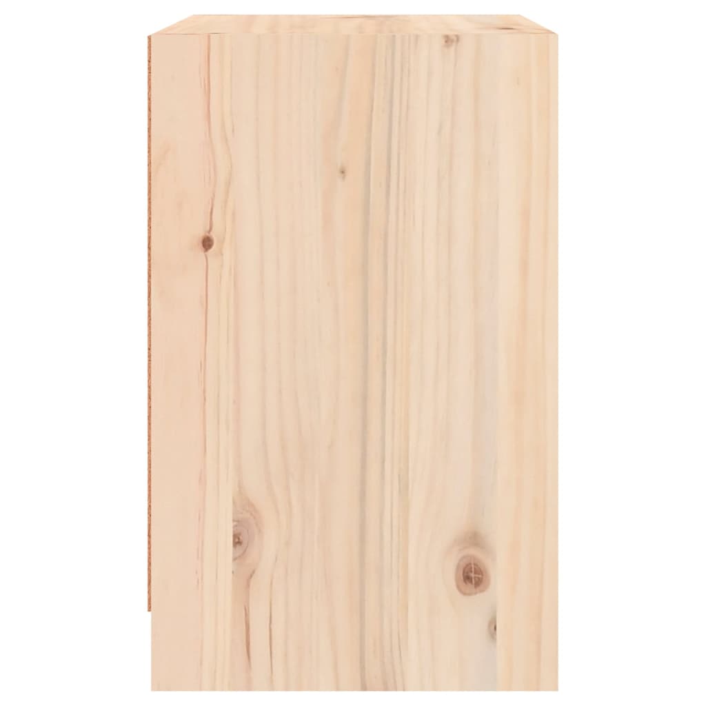 vidaXL Szafki nocne, 2 szt., 40x31x50 cm, lite drewno sosnowe