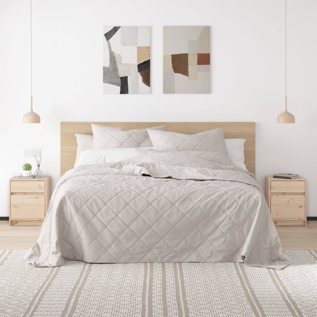 vidaXL Szafki nocne, 2 szt., 40x31x50 cm, lite drewno sosnowe