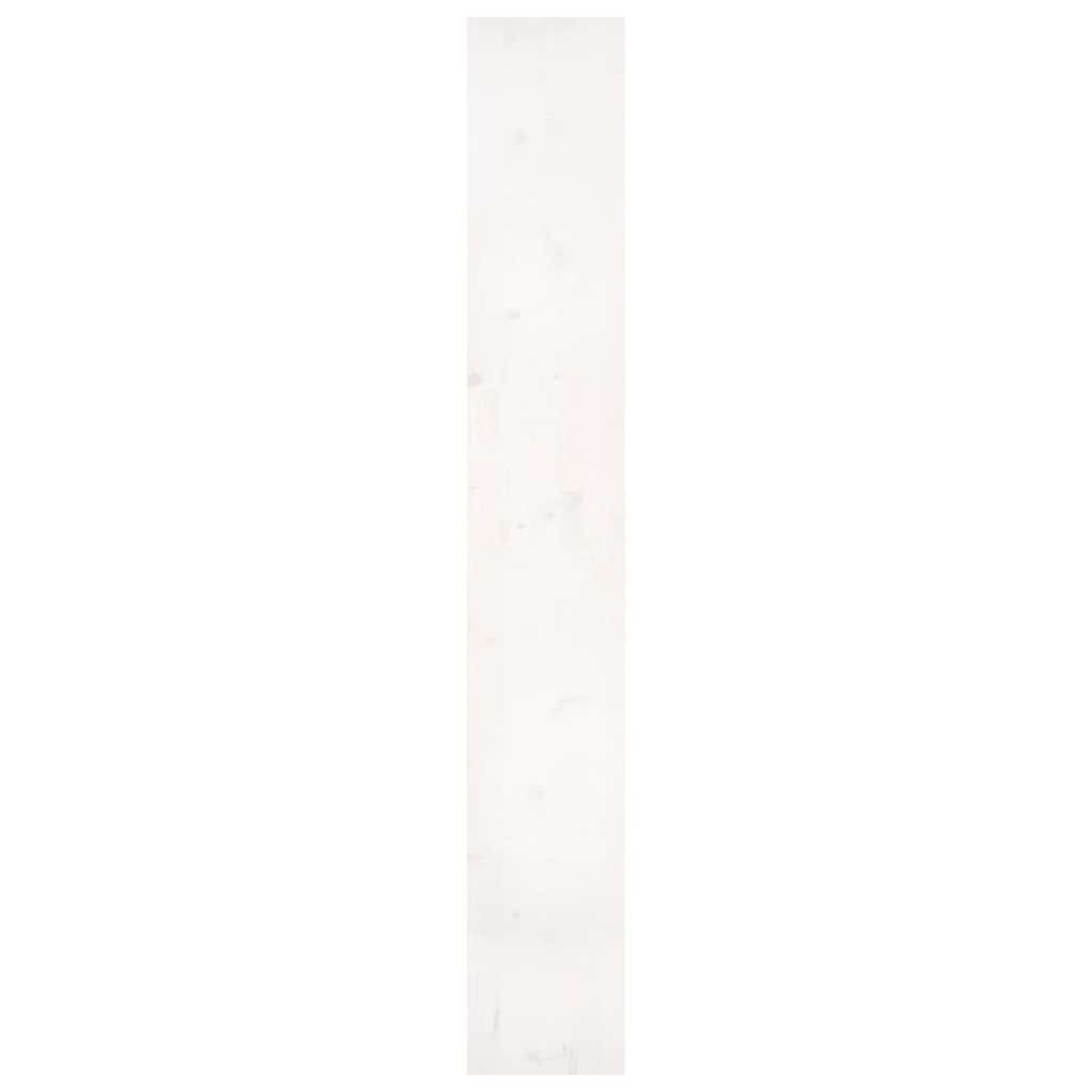 vidaXL Regał na książki/przegroda, biały, 80x30x199,5 cm, sosnowy