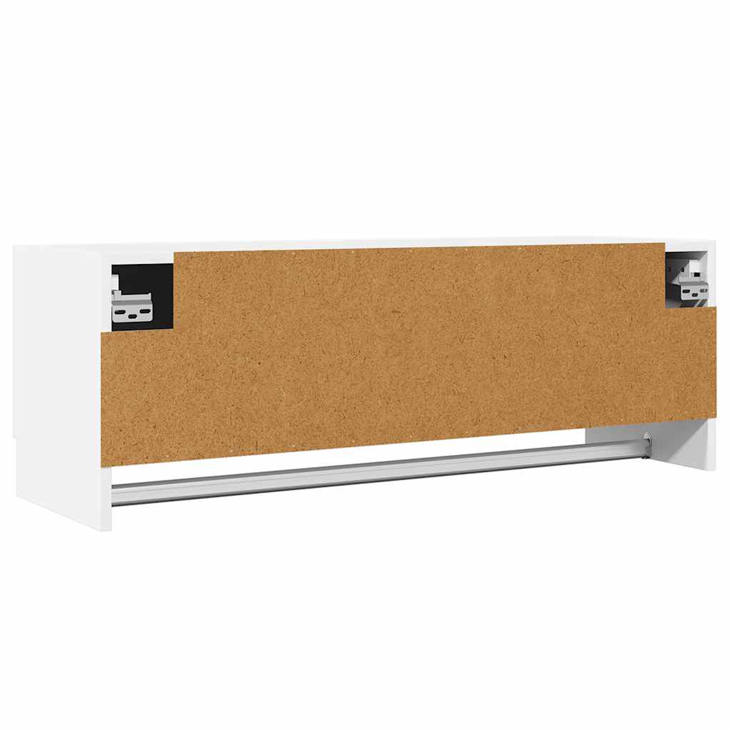 vidaXL Szafka, biała 100x32,5x35 cm, materiał drewnopochodny