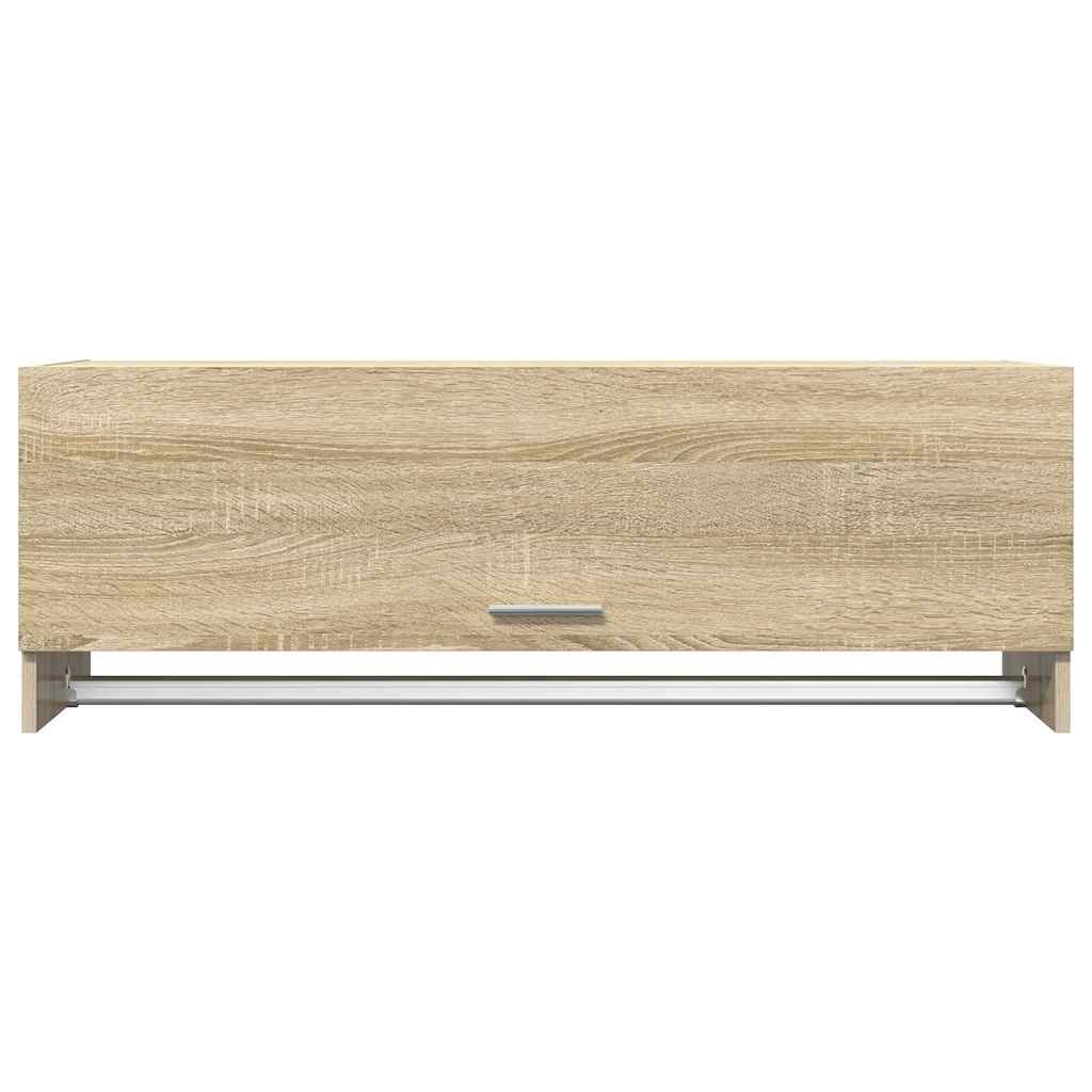vidaXL Szafka, dąb sonoma, 100x32,5x35 cm, materiał drewnopochodny