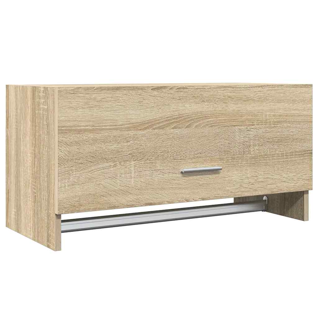 vidaXL Szafka, dąb sonoma, 70x32,5x35 cm, materiał drewnopochodny