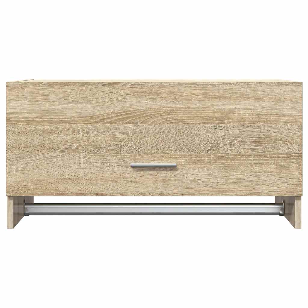 vidaXL Szafka, dąb sonoma, 70x32,5x35 cm, materiał drewnopochodny
