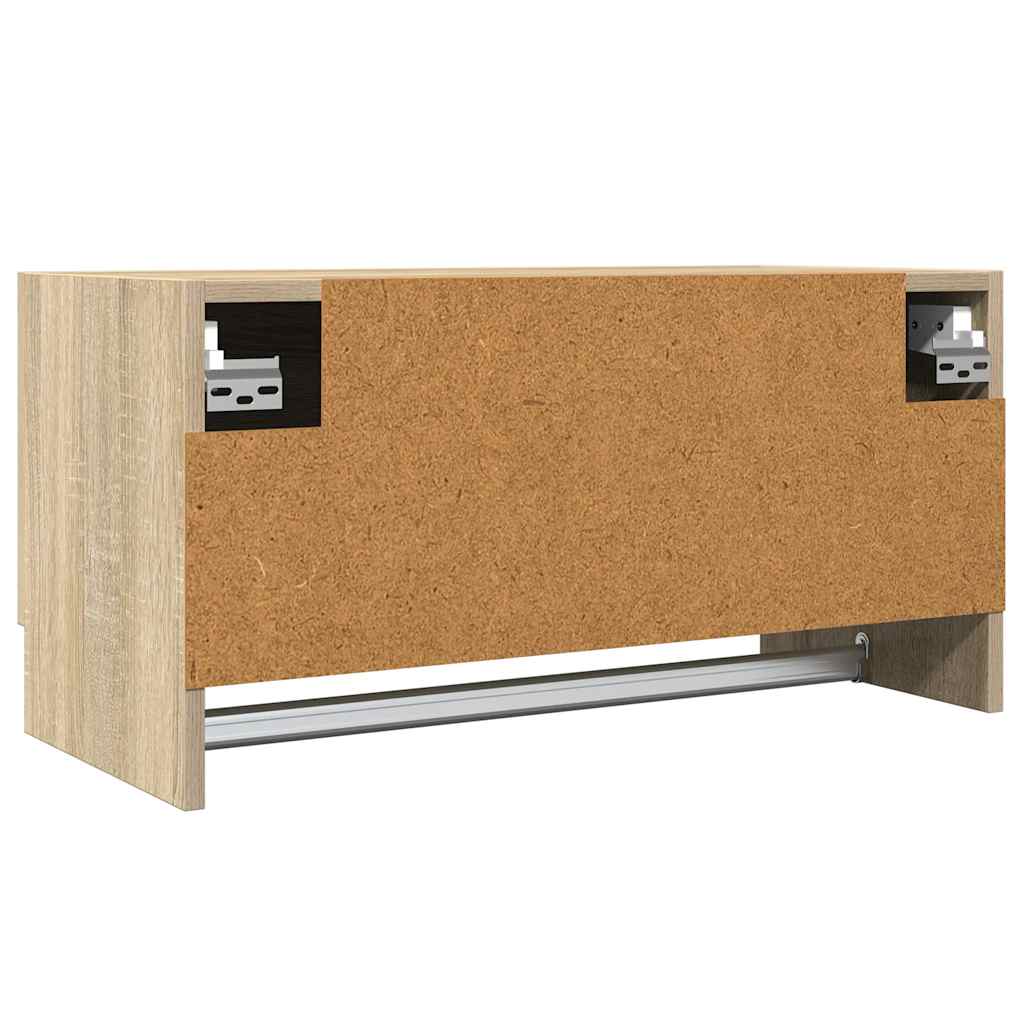 vidaXL Szafka, dąb sonoma, 70x32,5x35 cm, materiał drewnopochodny