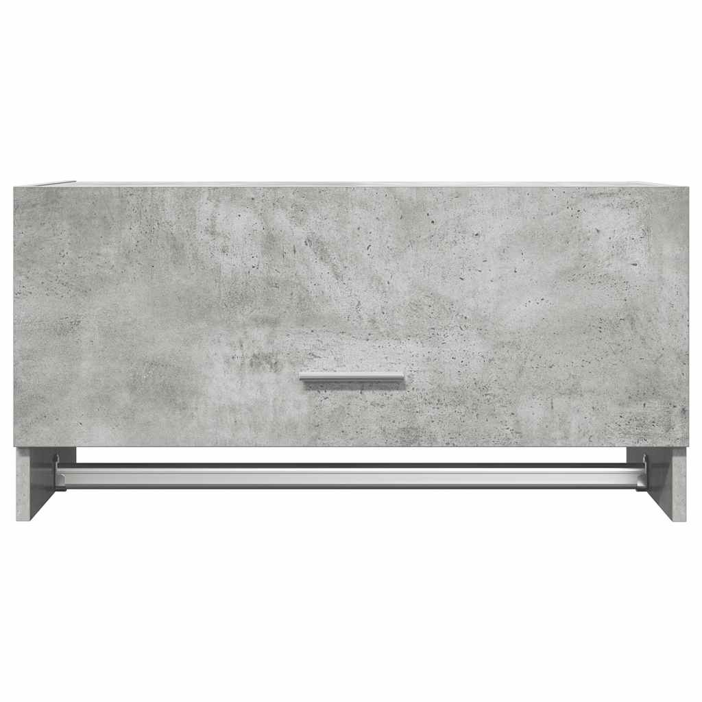 vidaXL Szafka, szarość betonu, 70x32,5x35 cm, materiał drewnopochodny