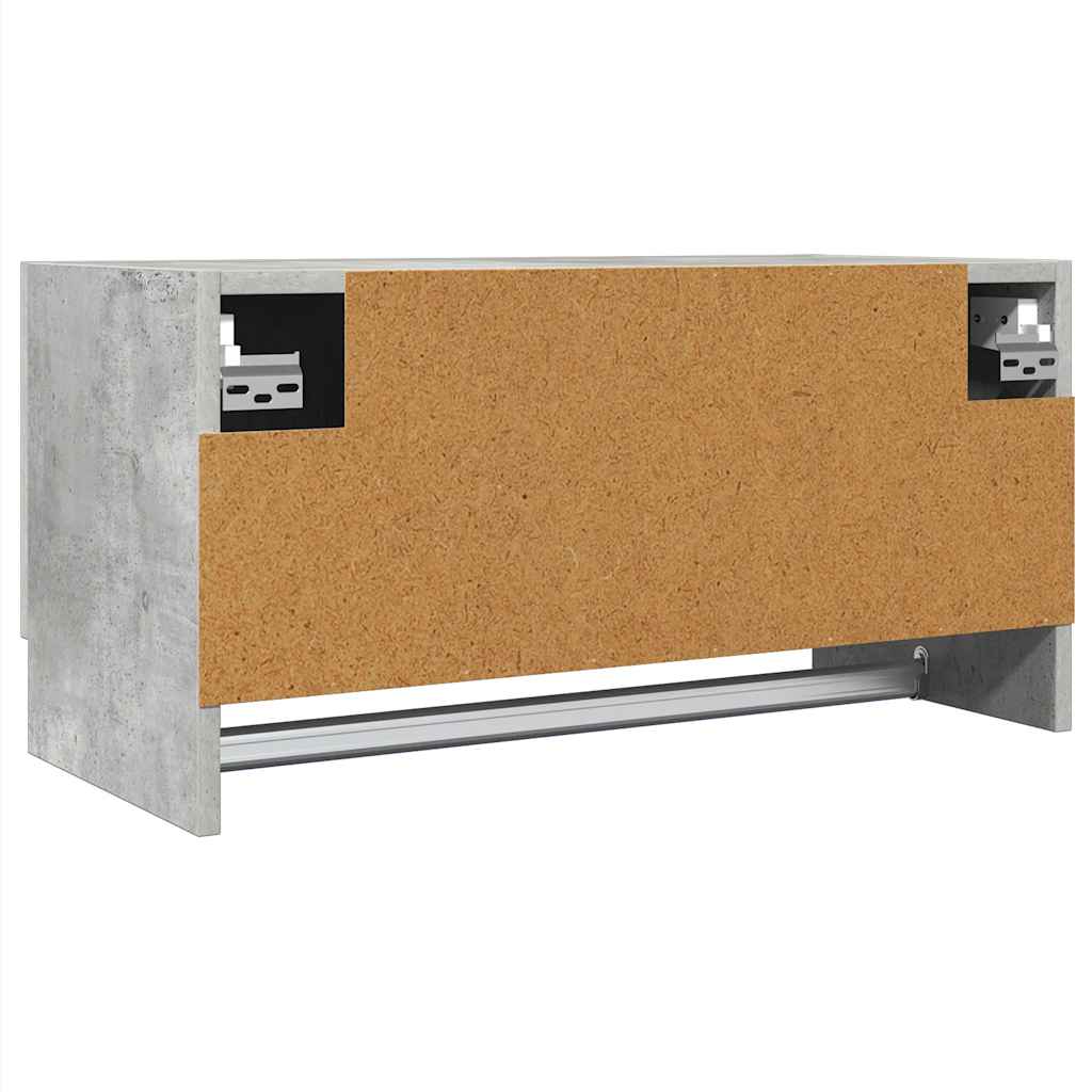 vidaXL Szafka, szarość betonu, 70x32,5x35 cm, materiał drewnopochodny