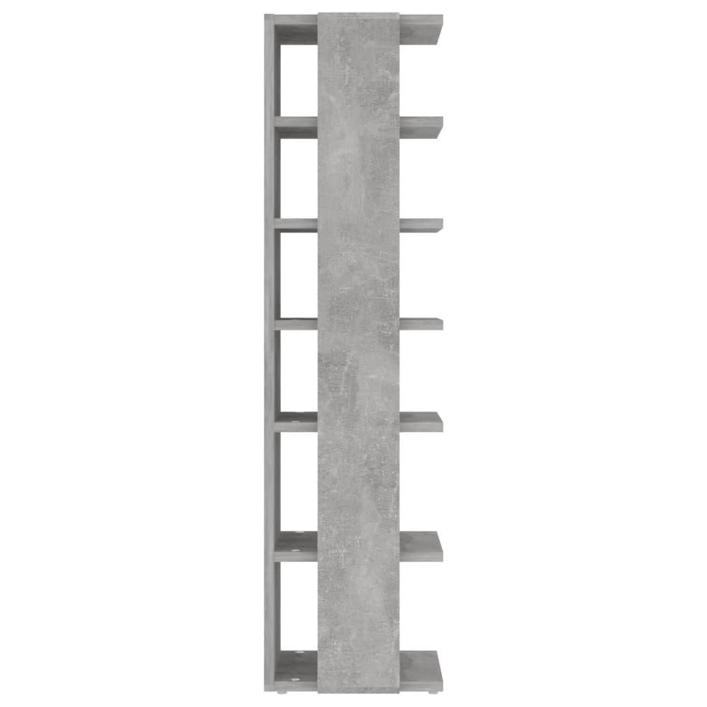 vidaXL Szafka na buty, szarość betonu, 27,5x27x102 cm